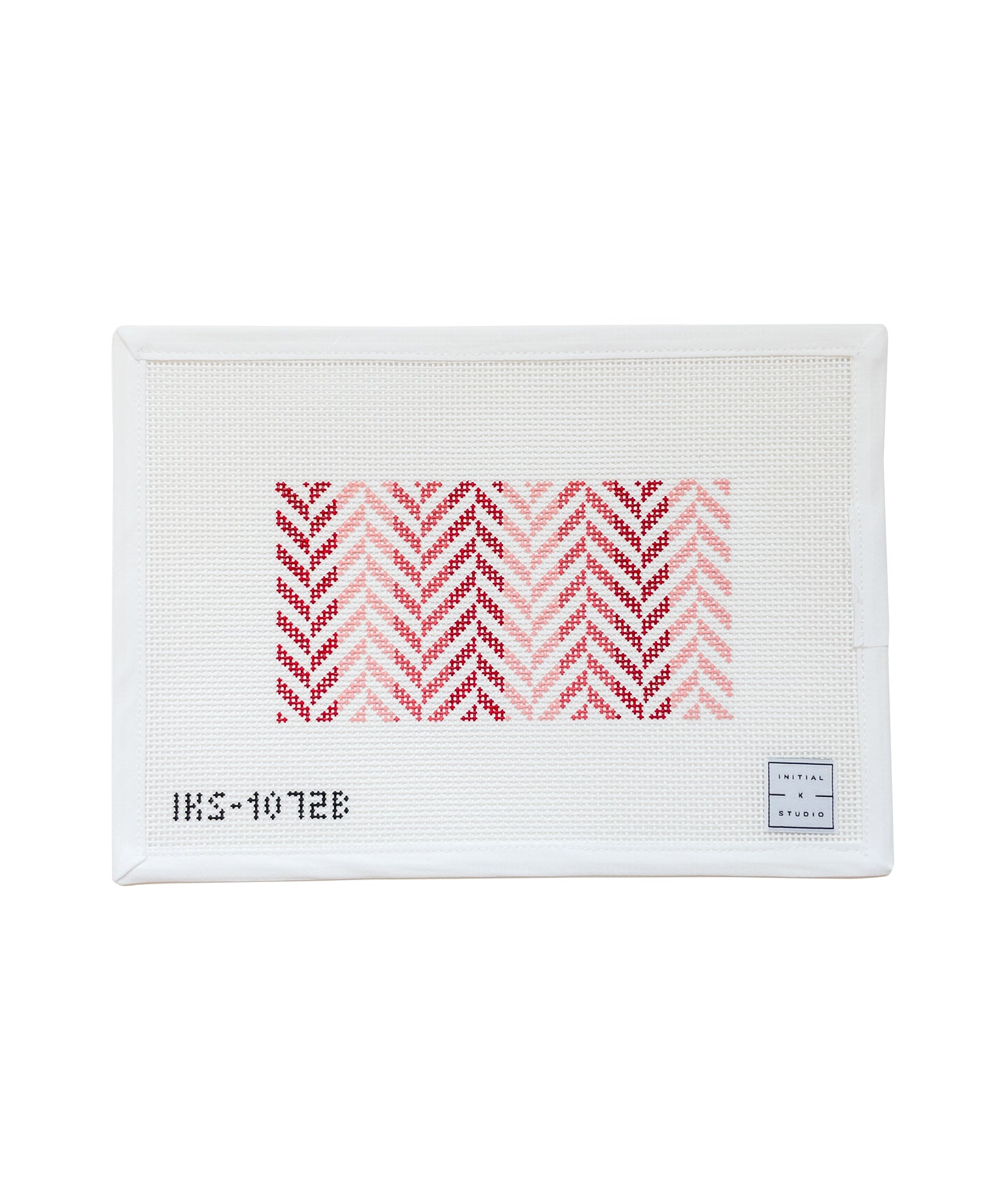 Mini Herringbone Needlepoint Canvas – Initial K Studio
