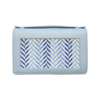 Mini Herringbone - Blue