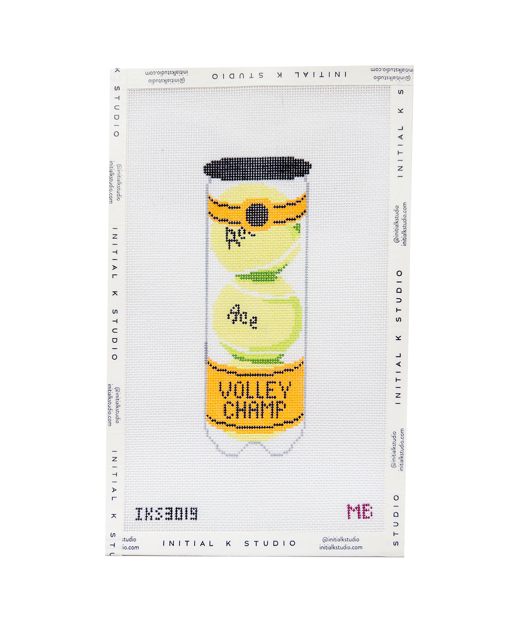 Volley Champ Needlepoint Ornament by Megan Bowdon – Initial K Studio