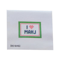 I Heart Mahj Luggage Tag
