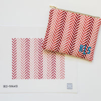Herringbone Clutch - Coral