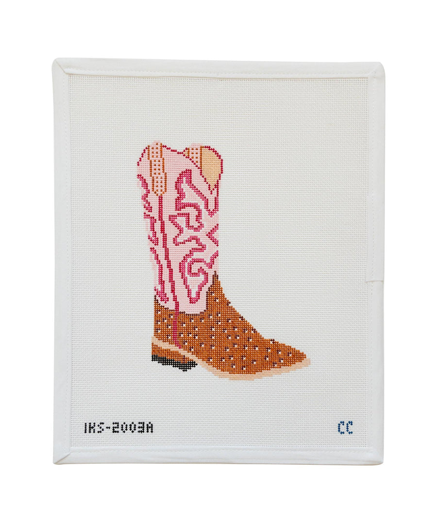 Pink Cowboy Boot Ornament