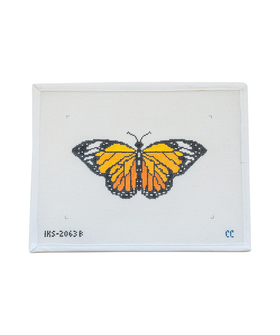 Monarch Butterfly Needlepoint LG Initial K Studio Monarch butterfly needlepoint lg initial k studio