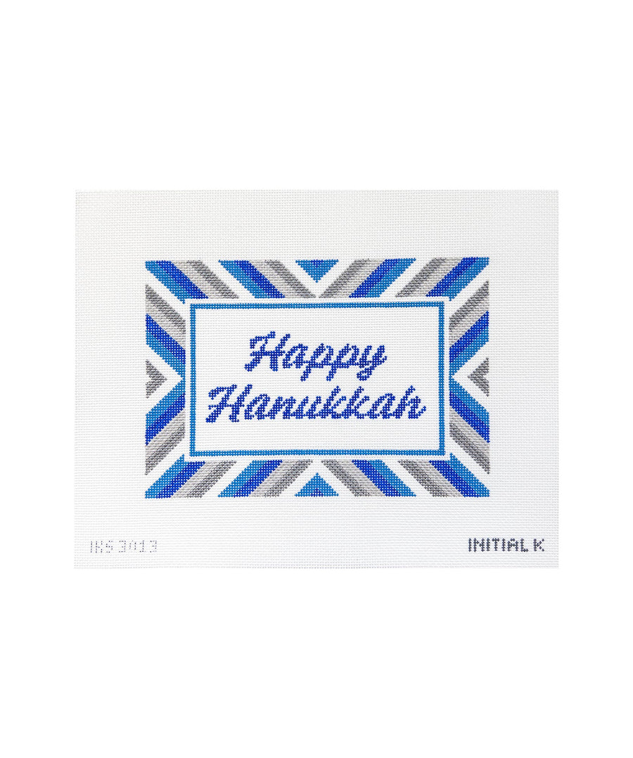 Happy Hanukkah Stripe Tray