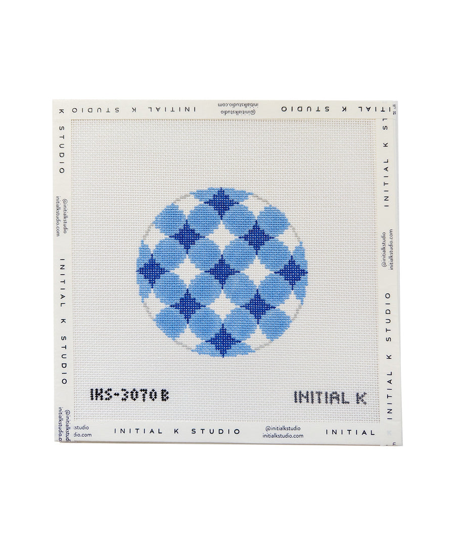 Blue Starburst Ornament