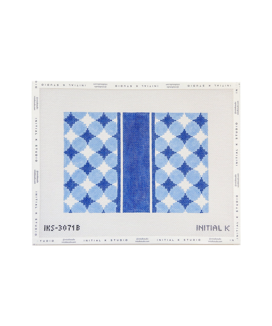 Blue Starburst Clutch