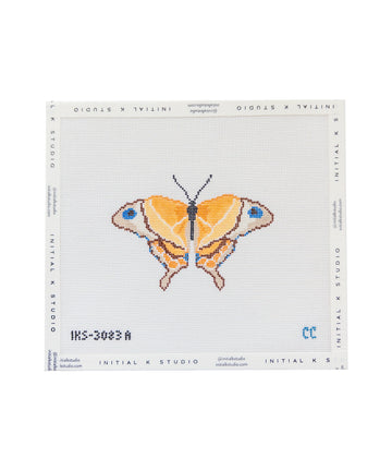 Yellow Orange Butterfly Ornament