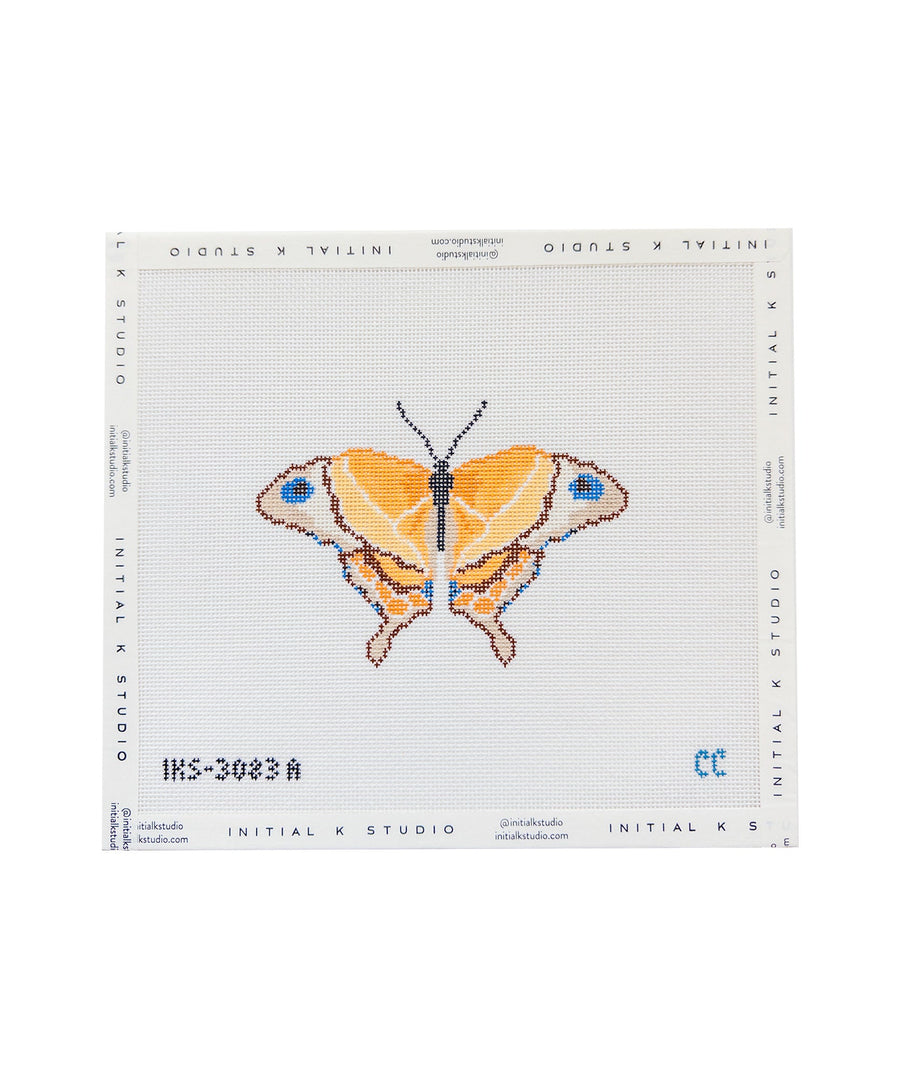 Yellow Orange Butterfly Ornament