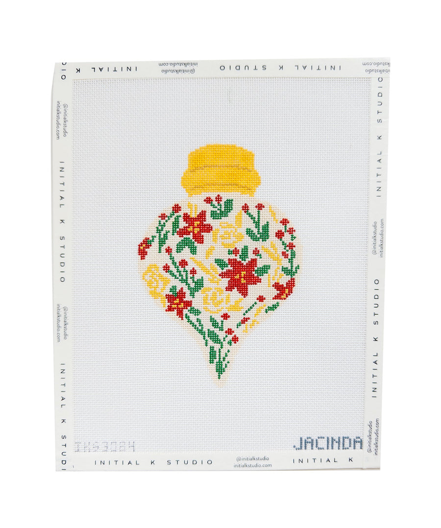 Gold Poinsettia Ornament