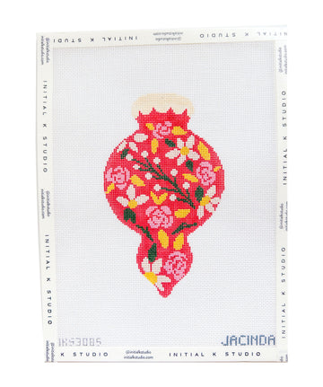 Red Holiday Flowers Ornament