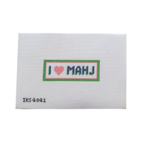 I Heart Mahj Bag Tag