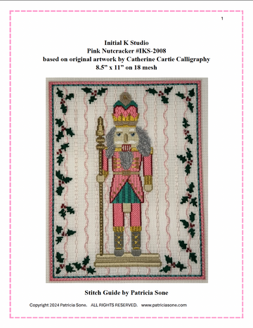 Pink Nutcracker Stitch Guide