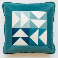 Flying Geese Canvas - Turquoise
