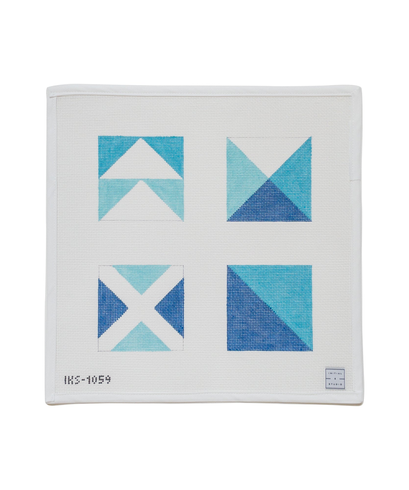 Hand Painted Nautical Coaster Set Initial K Studio