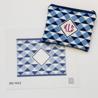 Blue Tile Clutch